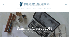 Desktop Screenshot of logosonlineschool.com